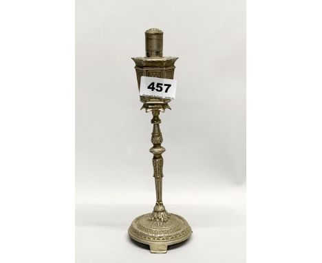 An interesting mid 20th century street lamp table lighter, H. 23cm.