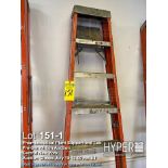 Louisville 8ft Fiberglass Stepladder, 300 lb Load Capacity, Type IA