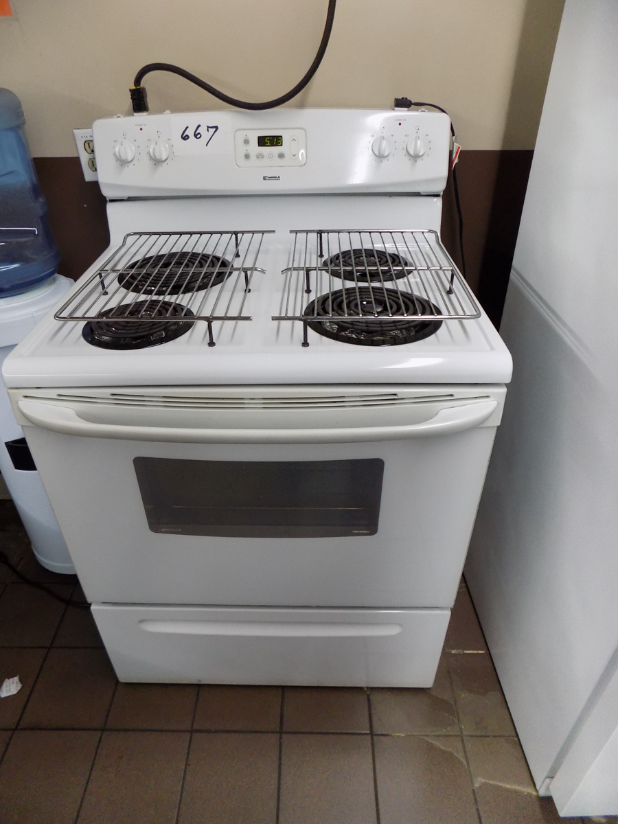  Group of lots: 666, 667  } } KENMORE 4 BURNER ELECTRIC STOVE