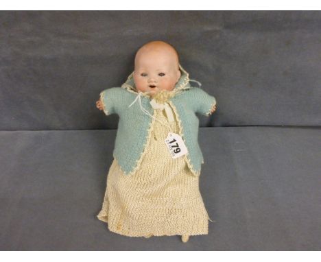Bisque headed Armand Marseille doll with damage to eyes 351. 12 (?)