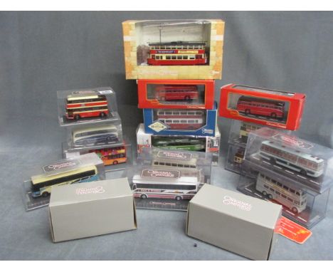 17 Boxed/Cased Corgi Original Omnibus including Blackpool Corporation Transport, Feltham Tram London Transport etc