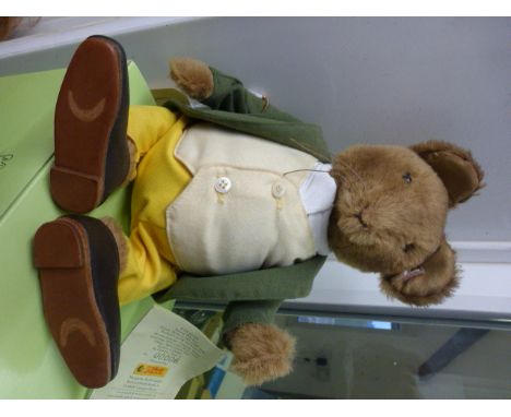 Steiff 'Samuel Whiskers' Ltd Edn 6/1500 Beatrix Potter Character 28cm boxed with certificate and outer box