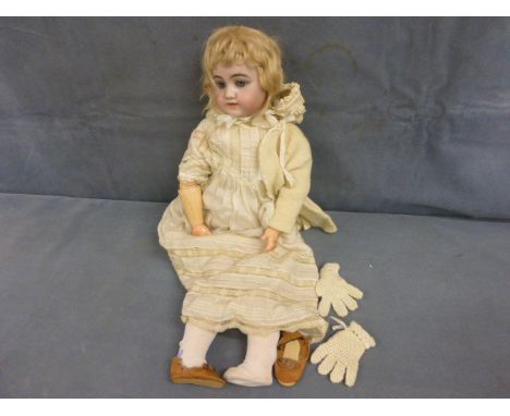 Vintage German bisque headed doll