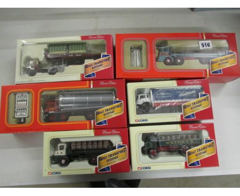 Six boxed Ltd Edn 1:50 Corgi Road Transport Heritage including CC10505, CC11409, CC13304, CC10503, CC11703 and CC13306 all wi
