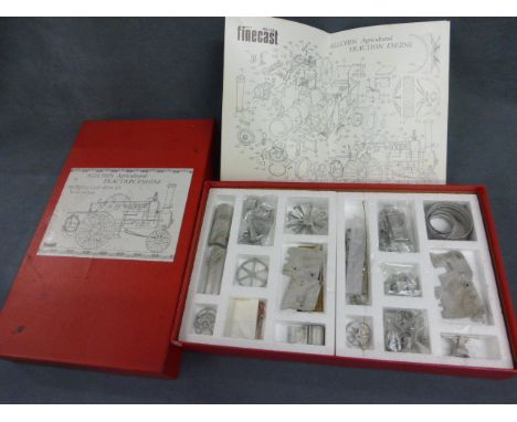Boxed Wills Finecast Allchin Agricultural Traction Engine precision cast metal kit, complete