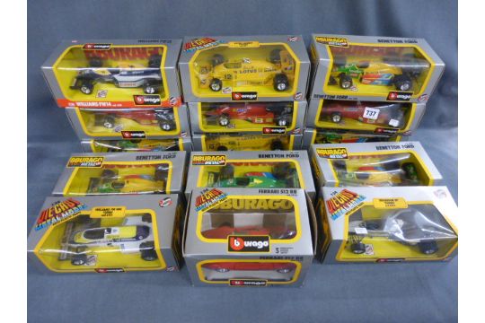 burago f1 cars