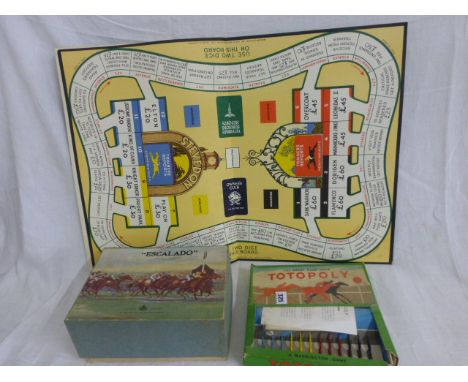 Vintage Chad Valley Escaldo plus a Waddingtons Totopoly
