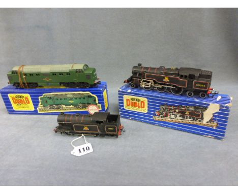 Two boxed Hornby Dublo engines including 3232 Co-Co Diesel Electric Locomotive and EDL18 Standard 2-6-4 Tank Locomotive BR pl
