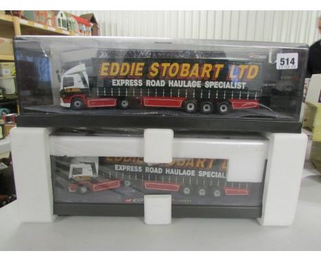Two cased & sealed Corgi Eddie Stobart Modern Trucks including 75201 (sealed) & 75403