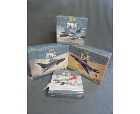 Four boxed Corgi The Aviation Archive Military Air Power planes including AA33203, AA32304, AA32704 & AA30002