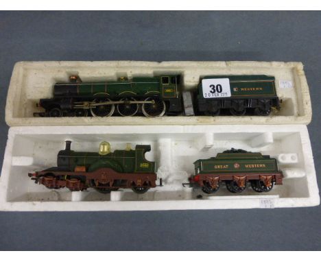 Triang R354 Lord of the Isles engine and Hornby R759 GWR 4983 engine both with inner box