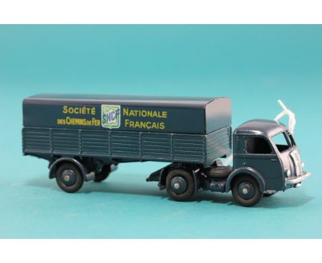 French Dinky Panhard Tractor 1954 with 'SNCF' decals very gd with small signs of wear