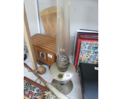 An oil lamp