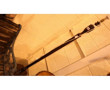 Art Deco mahogany standard lamp. Not available for in-house P&amp;P, contact Paul O'Hea at Mailboxes on 01925 659133 