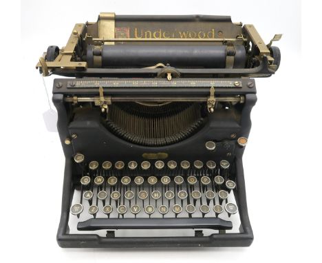 An Underwood mechanical typewriter Condition Report:Available upon request