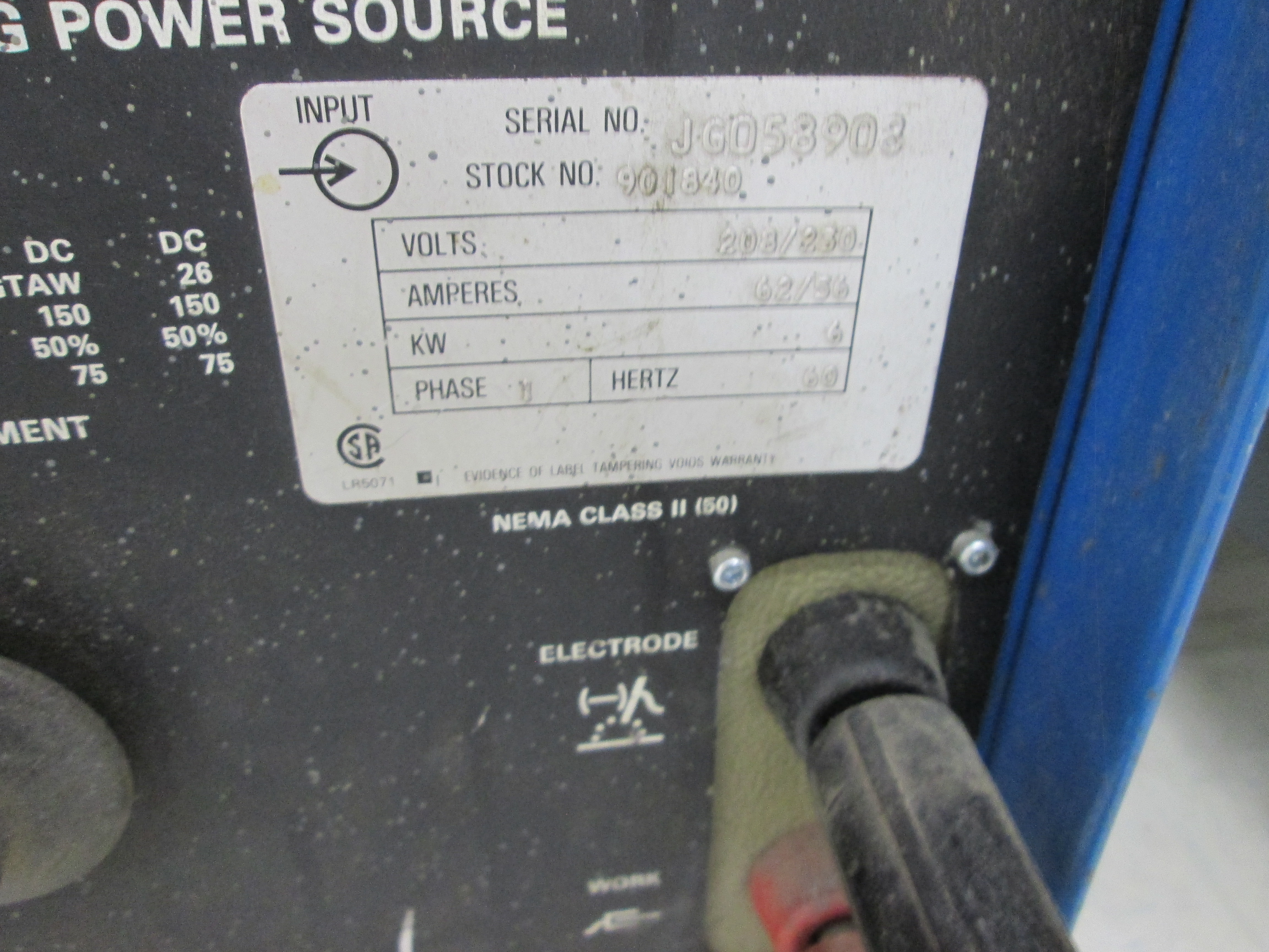 Miller Econo Twin HF portable welder, constant current AC/DC arc
