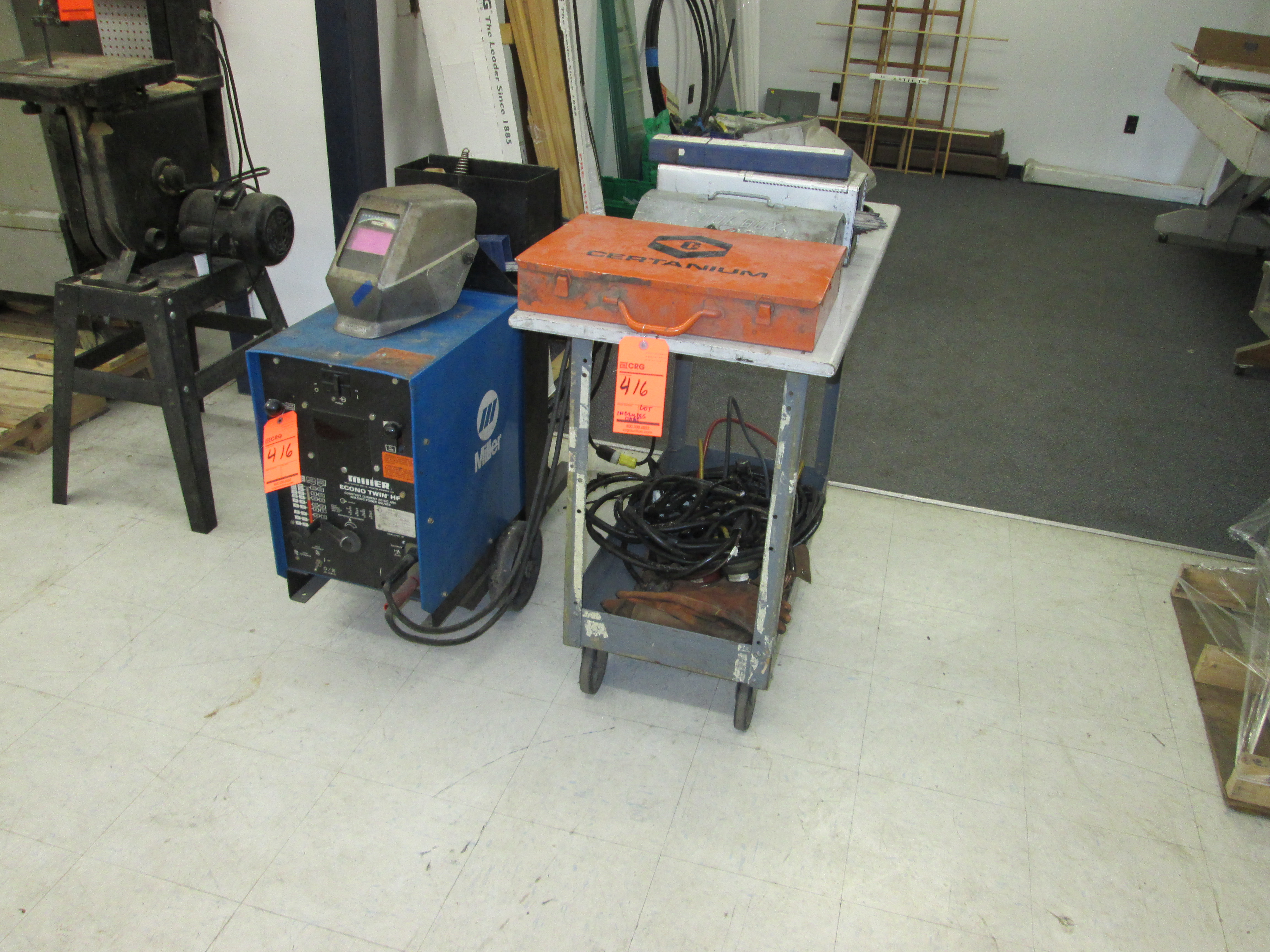 Miller Econo Twin HF portable welder, constant current AC/DC arc
