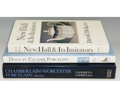 David Holgate - New Hall and Its Imitators, published by Robert MacLehose & Co. Ltd, London 1971; Geoffrey A. Godden - Chambe