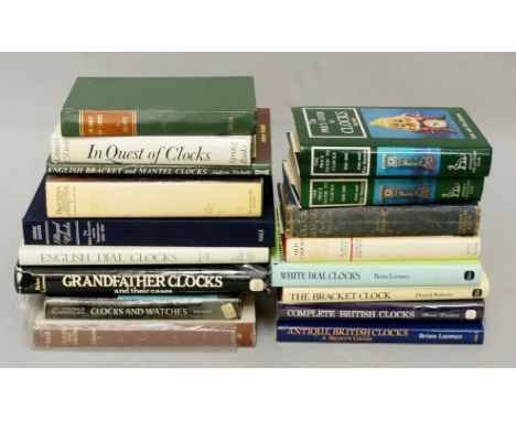 A quantity of hardback books to include: Brian Loomes - White Dial Clocks The Complete Guide; Alan Smith - Clocks and Watches