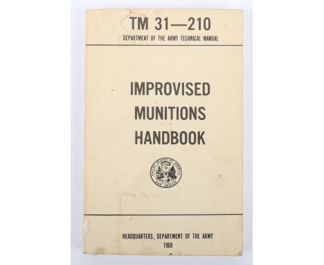 1969 US War Office Department of the Army Technical Manual – Improvised Munitions Handbook, a manual for homemade nail grenad