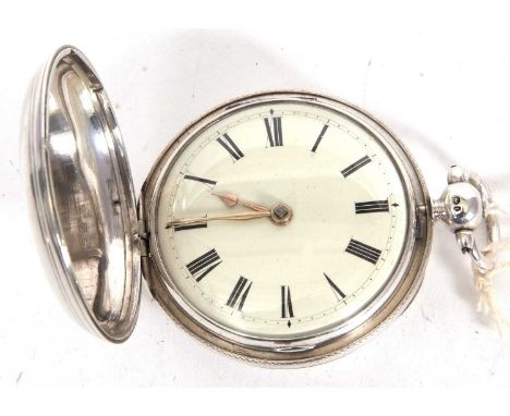 A William Edmett of Maidstone Hunter pocket watch, key wound verge movement signed WM Edmett, numbered 5058, hallmarked insid