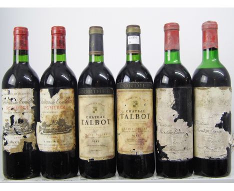 Chateau Margaux 1964 Margaux 2 bts Very faded labels Chateau Cailhas 1981...  Chateau Margaux 1964  Margaux  2 bts Very faded