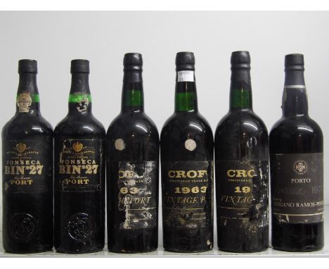 Croft 1963 Vintage Port 3 bts Messias 1968 Colheita Vintage Port 1 bt...  Croft 1963  Vintage Port  3 bts   Messias 1968  Col