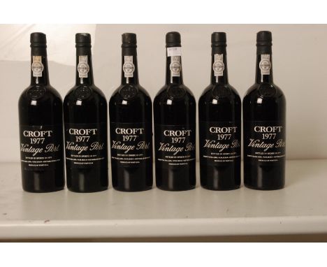 Croft Vintage Port 1977 12 bts OWC  Croft Vintage Port 1977  12 bts OWC 