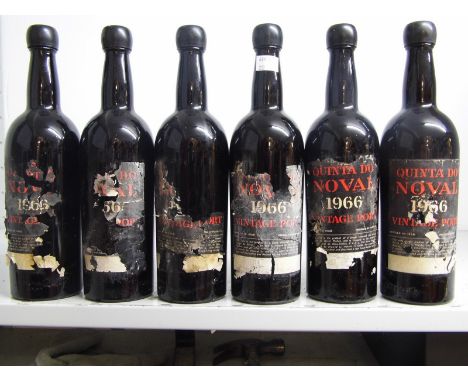 Quinta Do Noval Vintage Port 1966 6 bts All M/S or better  Quinta Do Noval Vintage Port 1966  6 bts All M/S or better 
