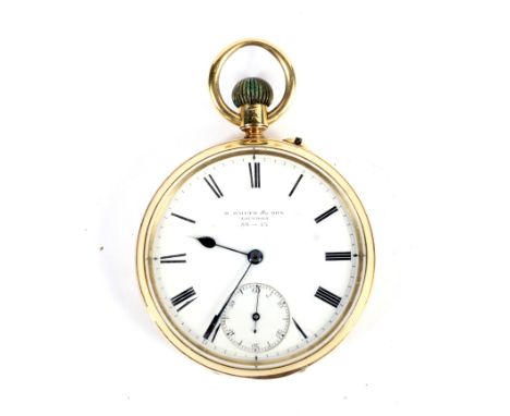 S Smith &amp; Son, Watchmakers to the Admiralty, 9 Strand, London, The Strand Watch, English Made, a late Victorian 18ct gold