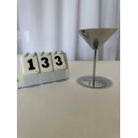 7oz Stainless Martini (crate chargers 5 X $8 each will be added to your invoice)