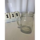 16oz Glass Mason Jar w/ Handle (crate chargers  8 X $8 each will be added to your invoice)