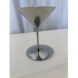 7oz Stainless Martini (crate chargers 5 X $8 each will be added to your invoice)