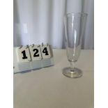 Footed Pilsner LIbbey (crate charges 4 x $8 each will be added to your invoice)