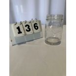 16oz Glass Mason Jar (crate chargers 5 X $8 each will be added to your invoice)
