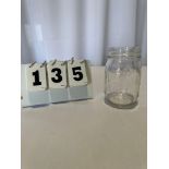 16oz Glass Mason Jar (crate chargers 6 X $8 each will be added to your invoice)