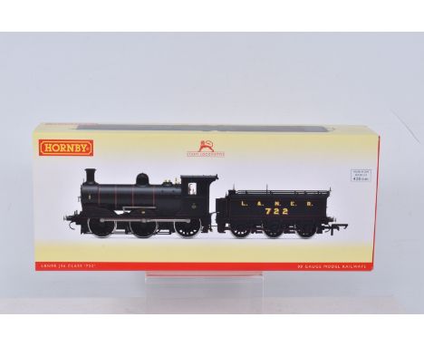 A BOXED OO GAUGE HORNBY MODEL RAILWAY  STEAM LOCOMOTIVE Class J36 0-6-0  no. 722 in LNER Black, item no. R3621, appears in ne