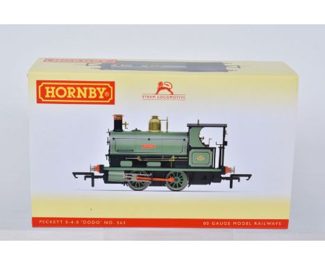 A BOXED OO GAUGE BACHMANN BRANCHLINE HORNBY STEAM LOCOMOTIVE, Class W4 Peckett 0-4-0ST no. 563 'Dodo' in Peckett Leaf Green, 