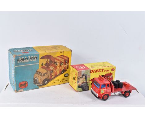 A BOXED DINKY TOYS BEDFORD TK COAL LORRY, No.425, red cab, body, interior and hubs, complete with cab headboard, six coal sac