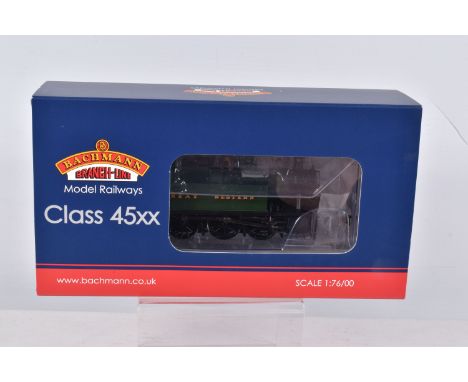 A BOXED OO GAUGE BACHMANN BRANCHLINE  MODEL RAILWAY LOCOMOTIVE Class 45XX Prairie Tank 2-6-2  no. 4555 in Great Western Railw