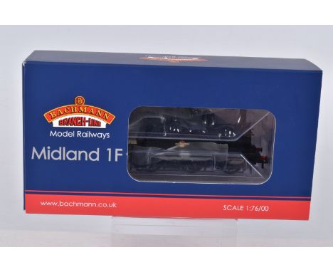 A BOXED OO GAUGE BACHMANN BRANCHLINE MODEL RAILWAY LOCOMOTIVE Midland Class 1F no. 41708 in BR Black Late Crest, item no. 31-