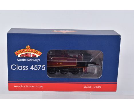 A BOXED OO GAUGE BACHMANN BRANCHLINE MODEL RAILWAY LOCOMOTIVE Class 4575  2-6-2T no. L150 in London Transport Lined Maroon, S