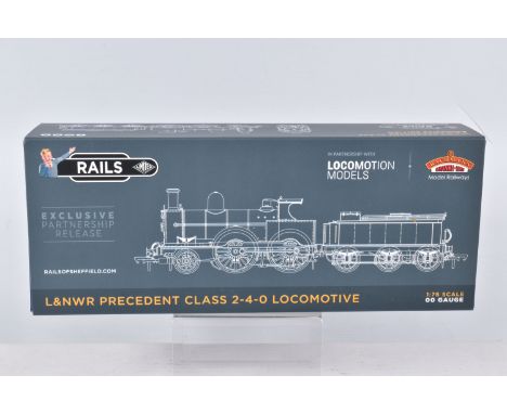 A BOXED OO GAUGE BACHMANN BRANCHLINE MODEL RAILWAY STEAM LOCOMOTIVE LNWR 'Improved Precedent' 2-4-0 Class, no. 1673 'Lucknow'