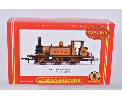 A OO GAUGE HORNBY MODEL RAILWAY IN PRESENTATION CASE, Terrier LB&amp;SCR 45 Merton Centenary Year Certificate no. 0673 of 100