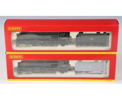 Two Hornby gauge OO DCC Ready Class A4 locomotives and tenders, comprising R.2535 'Woodcock' and R.3012 'Merlin', both boxed 