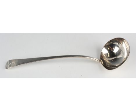 A George III silver Old English pattern soup ladle, London 1811 by Thomas Wallis II &amp; Jonathan Hayne, weight 199.5g, leng