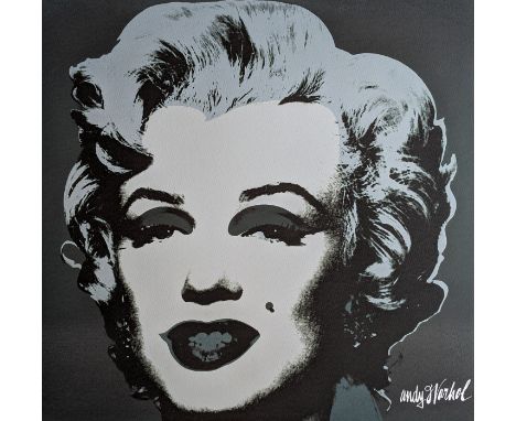 Andy WARHOL (1928-1987), D’Après.Marylin.Lithographie autorisée par CMOA (Carnegie Museum Of Art) datant des années 1980.Sign