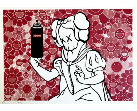 Death NYC - Snow White Kaws, 2020Archival print on textured fine art watercolor paper, hand signed &amp; justified A.P. (Arti