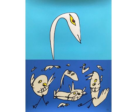 Antonio Saura - El patito feo (The Ugly Duckling), 1997Original lithograph on Arches paper, hand signed and numbered 194/250.