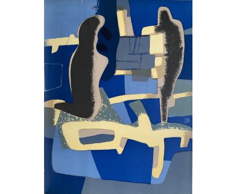 Maurice Estève - Face à face, 1968Original lithograph on paper, not signed, not numbered. Published by San Lazzaro, Paris, 19